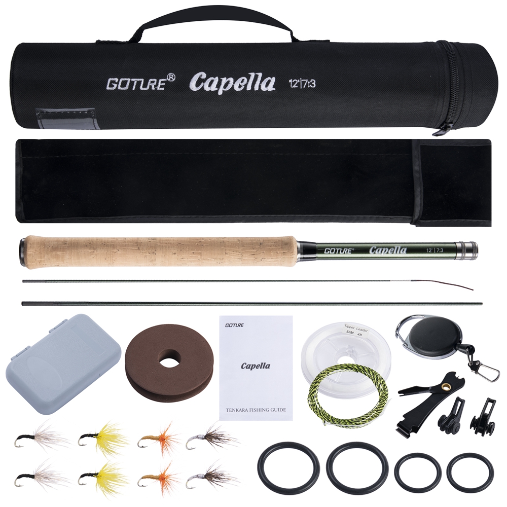 Fishing Rod Combo - Goture Tenkara Sinek Olta Combo 3.6