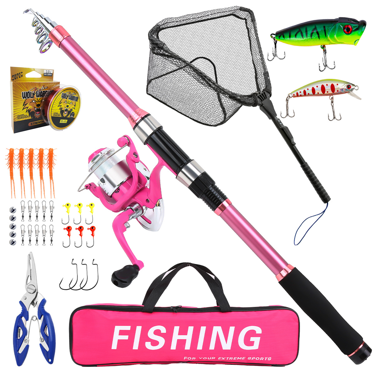 Teleskopik Olta ve Spin Makara - Fishing Rod Combo incelemesi ve fiyatı