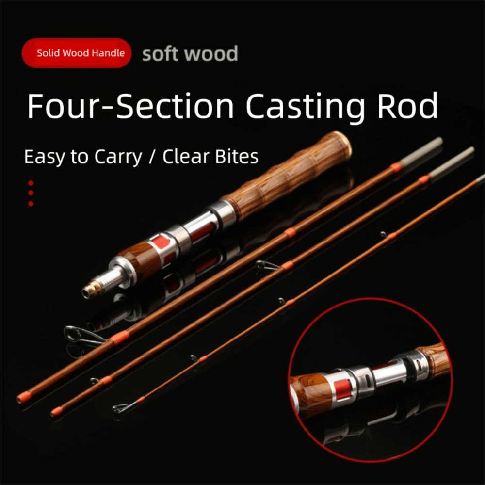 2025 4 Bölümlü Spin Olta Kamış - Fishing Rod Carbon Fiber incelemesi ve fiyatı